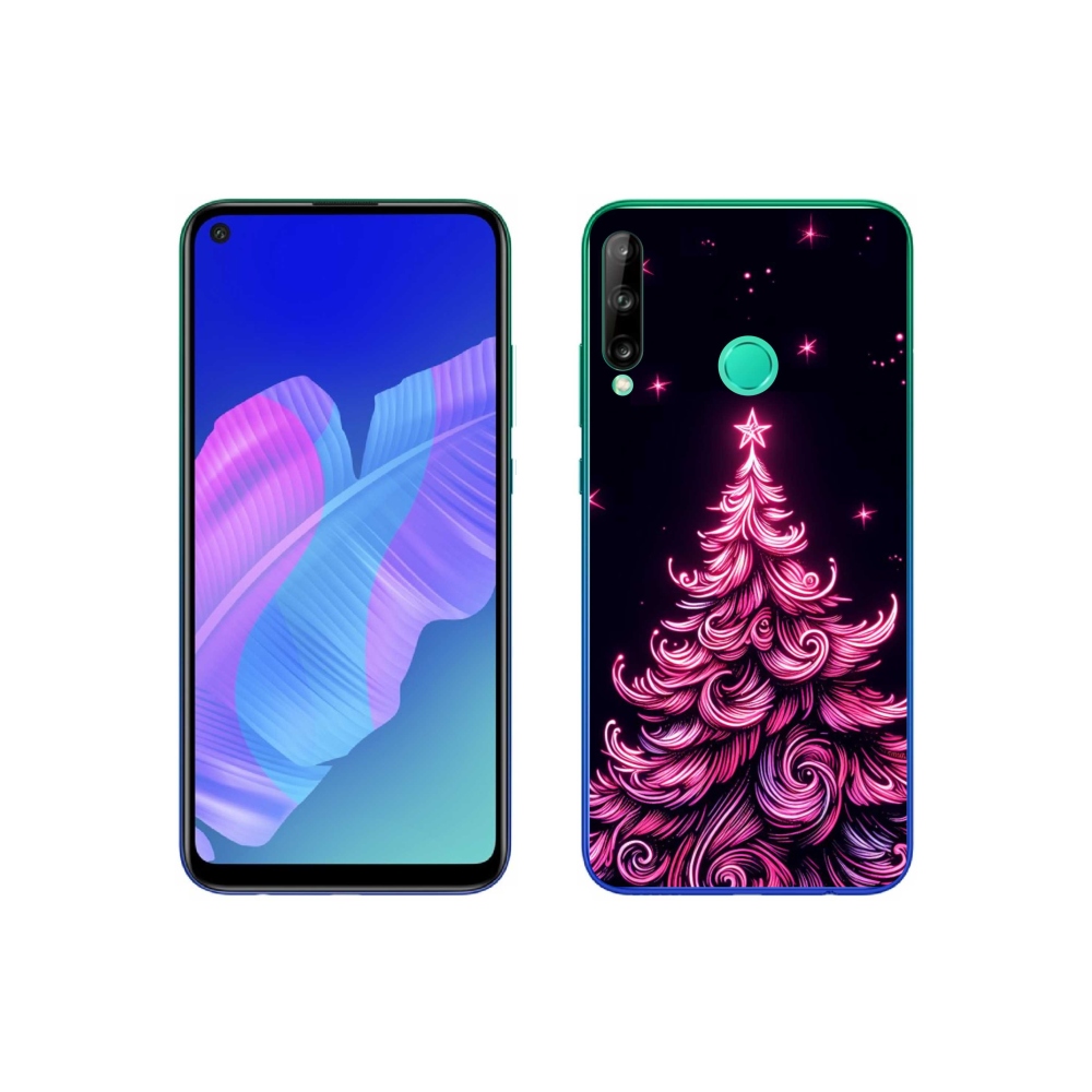 Gél borítás mmCase a Huawei P40 Lite E - neon karácsonyfa 2