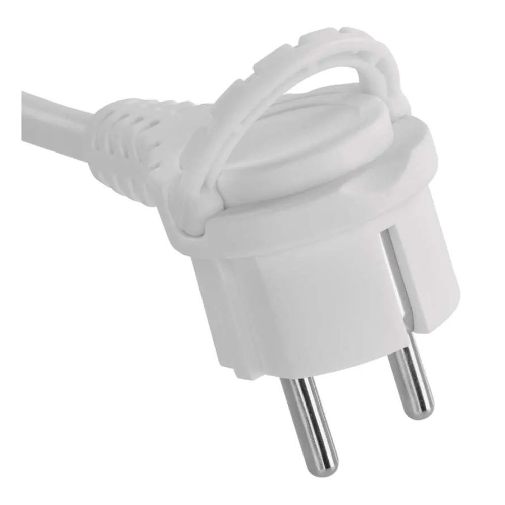 Hosszabbító kábel 1,4 m / 2 aljzat+2×USB-A+1×USB-C / fehér / PVC / 1,5 mm2