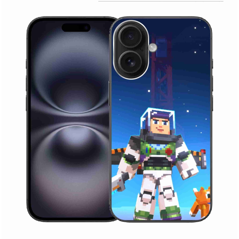 Gél borítás mmCase iPhone 16 készülékhez - minecraft 2