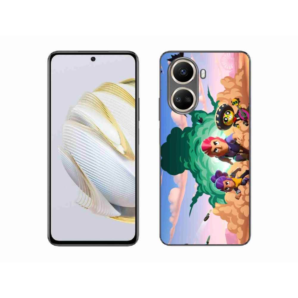 Gél borítás mmCase a Huawei Nova 10 SE-hez - verekedős csillagok