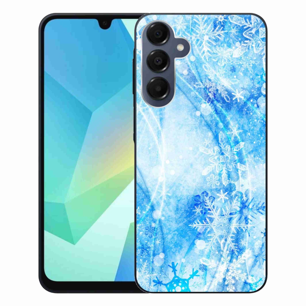 Gél védőhuzat mmCase Samsung Galaxy A16 4G/5G készülékhez - hópelyhek
