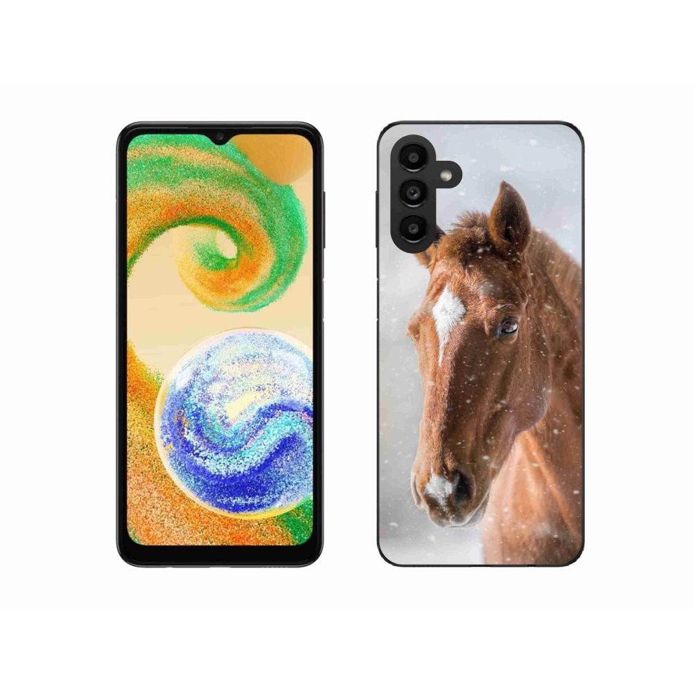 Zselés tok mmCase Samsung Galaxy A04s (164.7x76.7x9.1mm) - barna ló 2