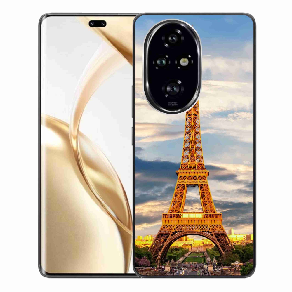 Zselés borítás mmCase a Honor 200 Pro 5G számára - eiffel torony 3