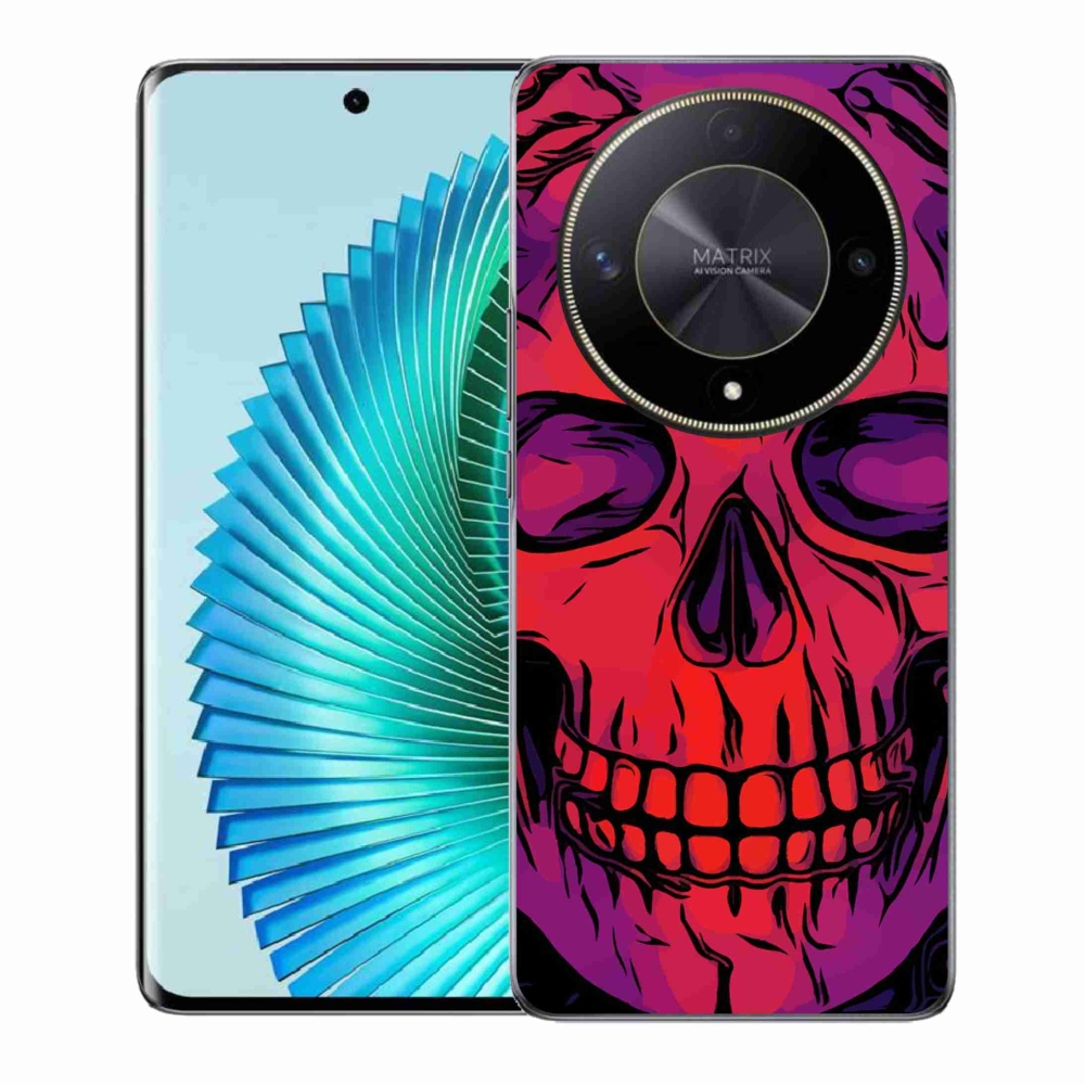 Gél tok mmCase a Honor Magic 6 Lite 5G számára - koponya