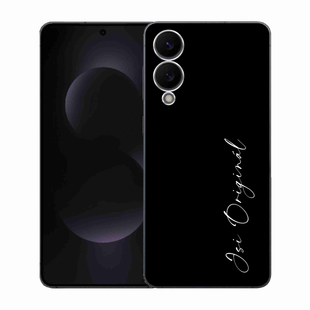 Gél borító mmCase Samsung Galaxy S25 Edge - te vagy az eredeti fekete háttér