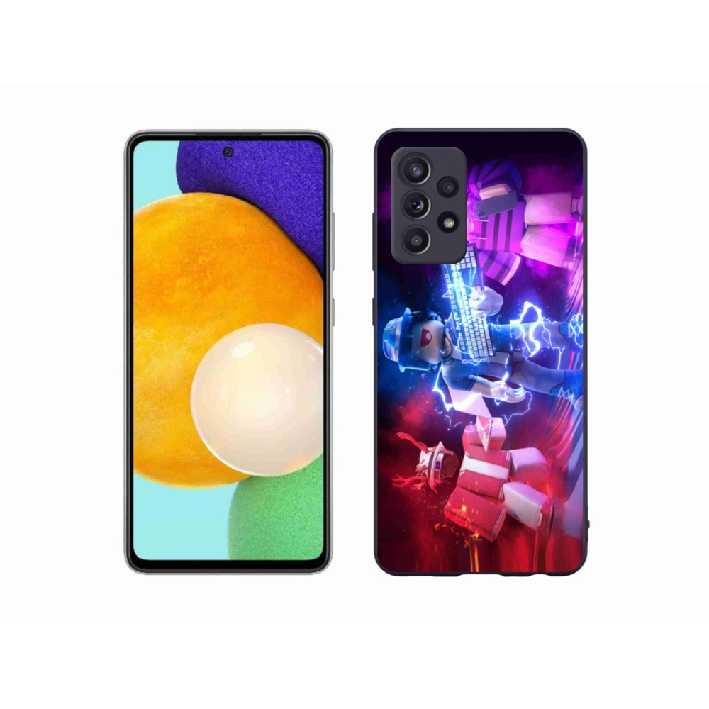 Gél borítás mmCase Samsung Galaxy A52/A52 5G készülékhez - roblox