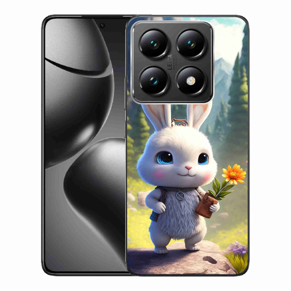 Gél borítás mmCase a Xiaomi 14T Pro számára - aranyos nyuszi