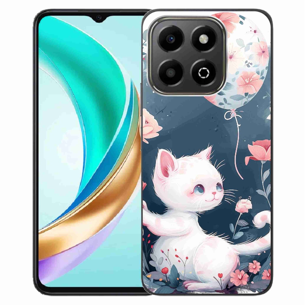 Gél borítás mmCase a Honor X6b készülékhez - cica lufival