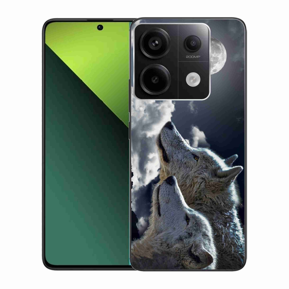 Gél borítás mmCase a Xiaomi Redmi Note 13 Pro 5G/Poco X6 5G számára - farkasok