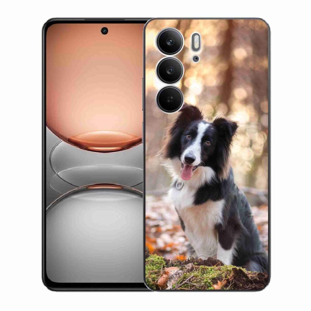 Zselés borító mmCase a Realme C75 készülékhez - border collie 1