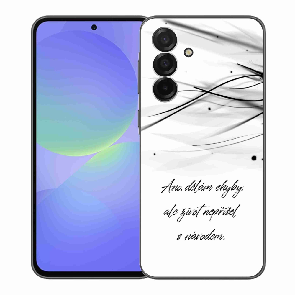 Gél borítás mmCase Samsung Galaxy A36 5G - idézem fehér háttér