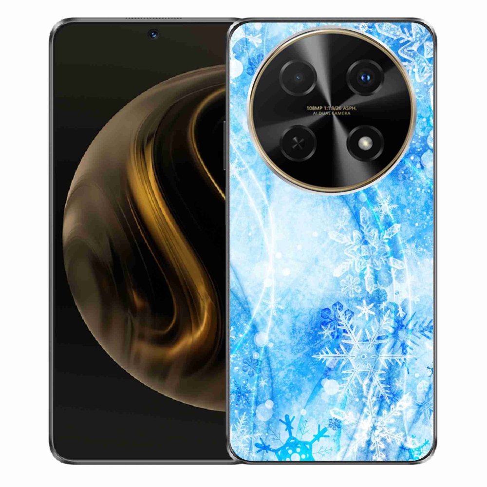 Gél borítás mmCase a Huawei Nova 12i készülékhez - hópelyhek