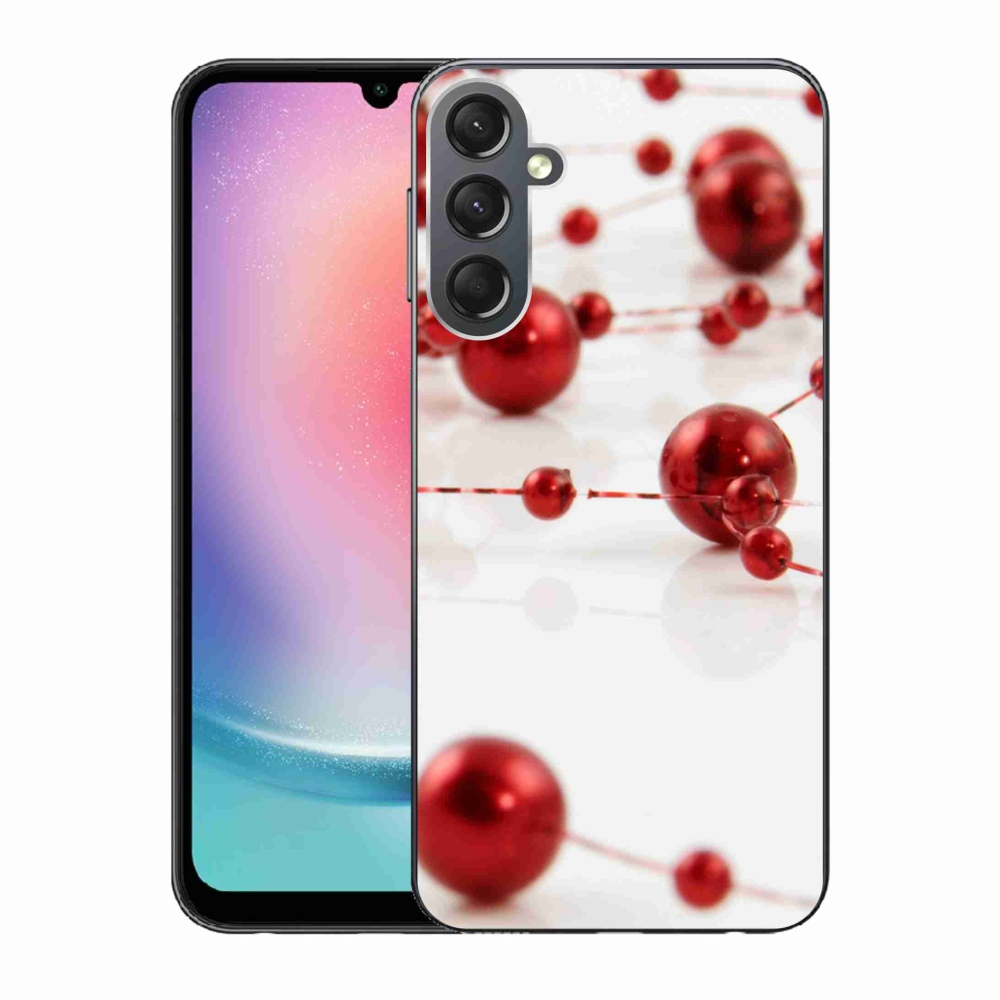 Gél borítás mmCase Samsung Galaxy A24 készülékhez - karácsonyi lánc