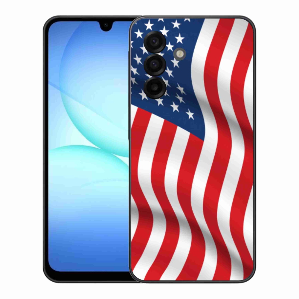 Gél borítás mmCase Samsung Galaxy A17 4G/5G - amerikai zászlóhoz