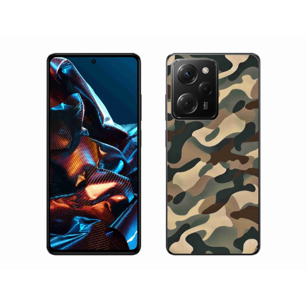 Gél borítás mmCase a Xiaomi Poco X5 Pro 5G-hez - terepszínű minta 11