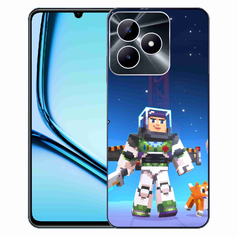 Zselés borítás mmCase a Realme Note 50 készülékhez - minecraft 2