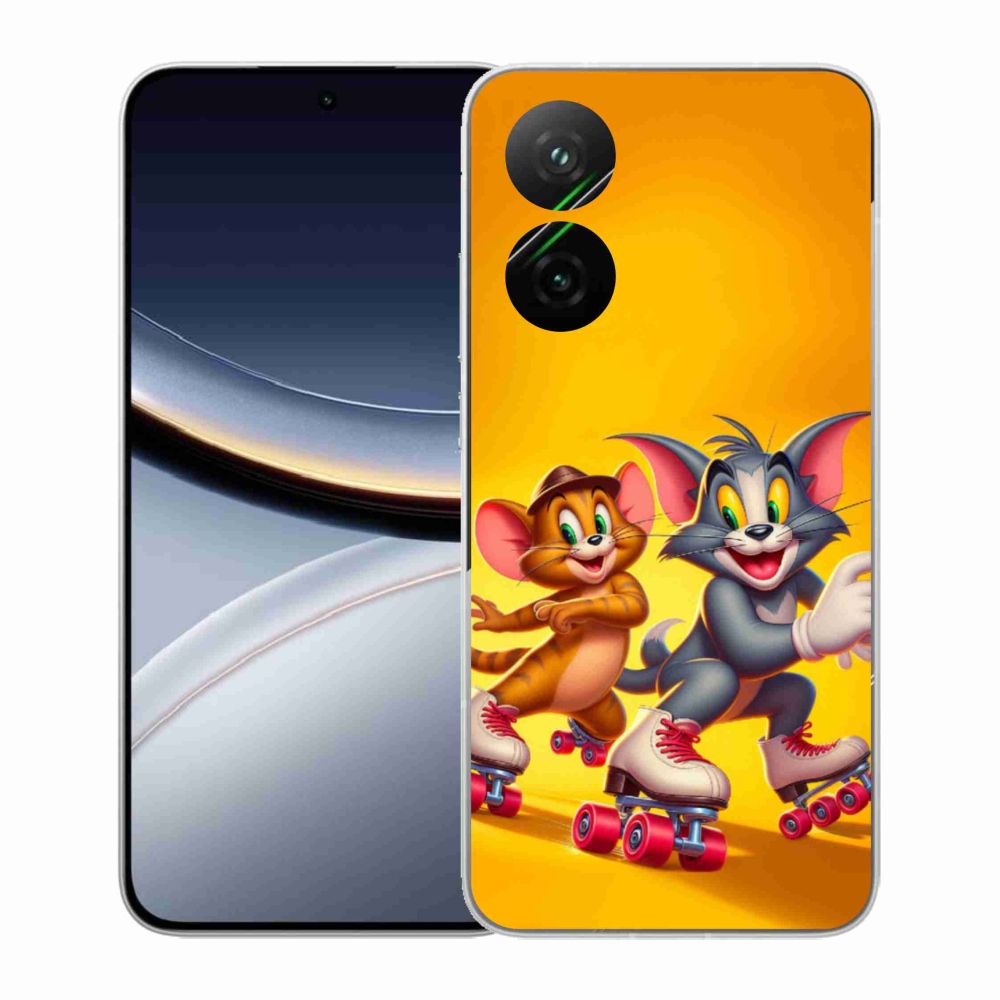 Gél borítás mmCase a Xiaomi Poco F7 5G-hez - tom and jerry