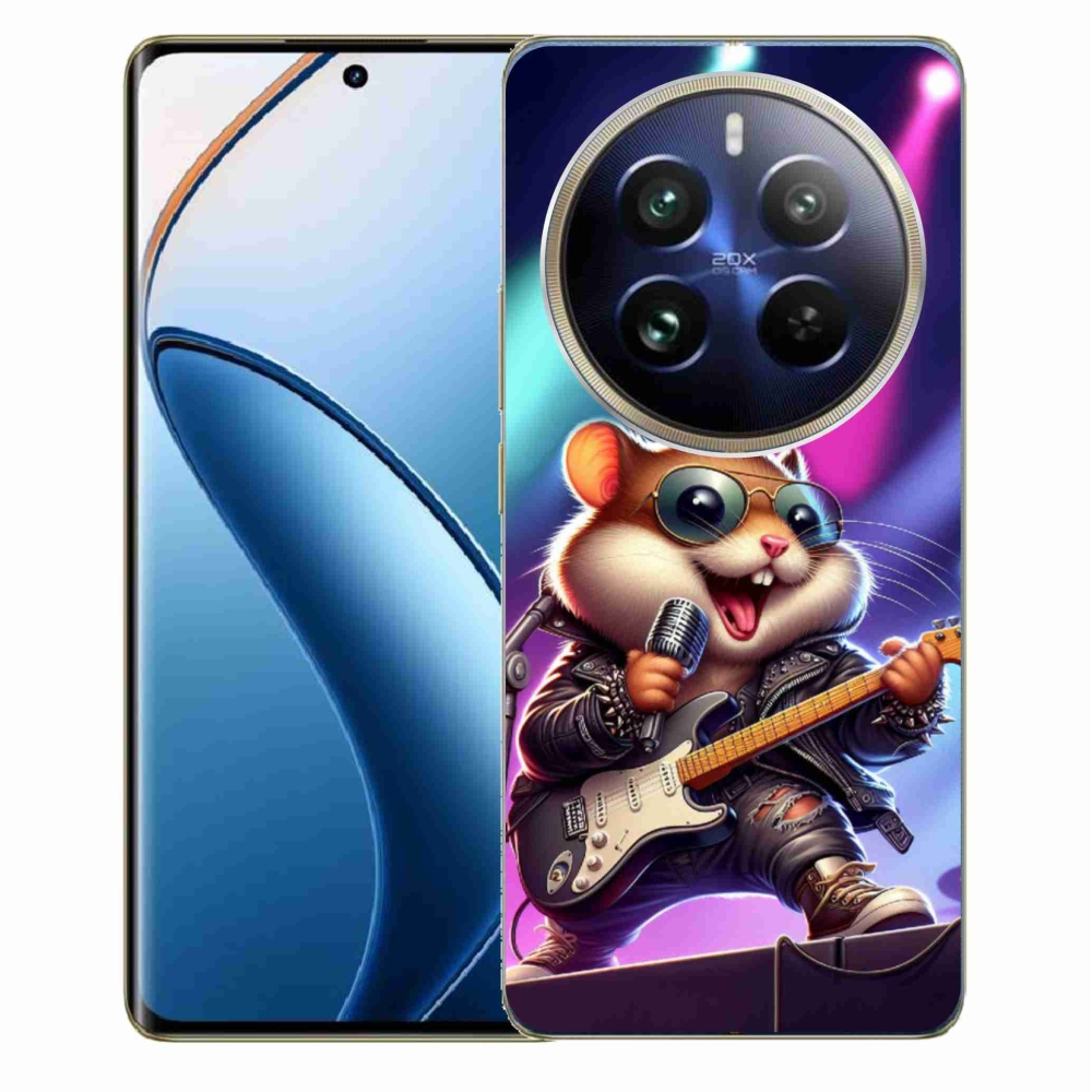 Gél borítás mmCase a Realme 12 Pro 5G/12 Pro+ 5G számára - hörcsög hintalóval