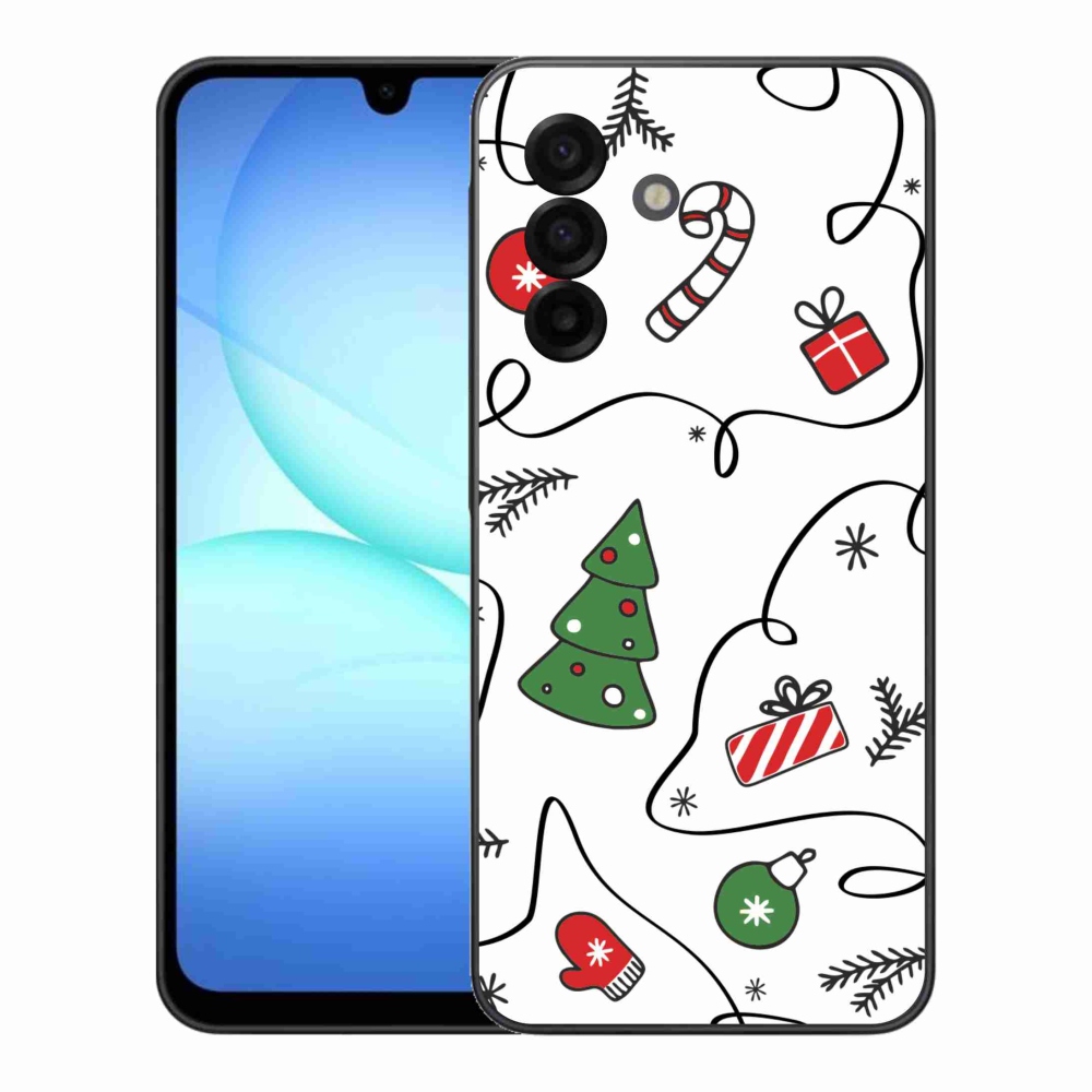 Gél borító mmCase Samsung Galaxy A17 4G/5G - karácsonyi motívumokkal