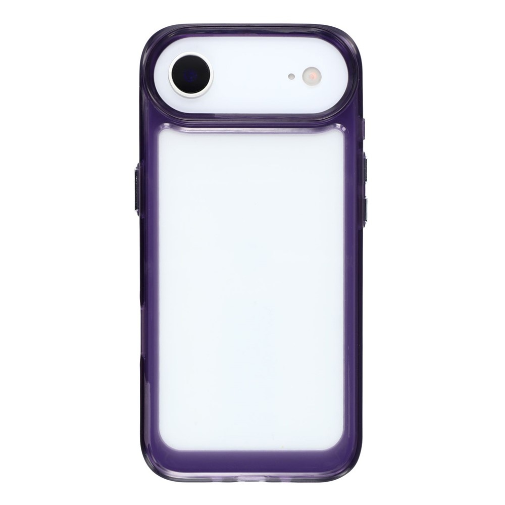 Gél tok fix hátlappal iPhone 17 Air készülékhez - lila