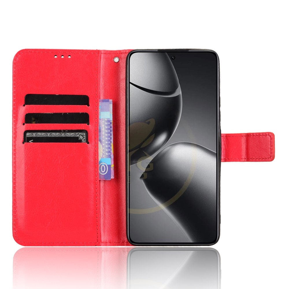 Őrült könyv tok a Xiaomi 14T-hez - piros