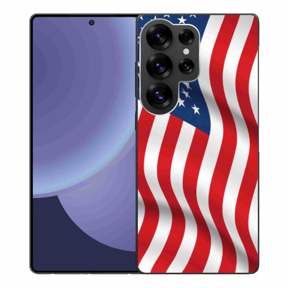 Gél védőhuzat mmCase Samsung Galaxy S25 Ultra - amerikai zászlóhoz