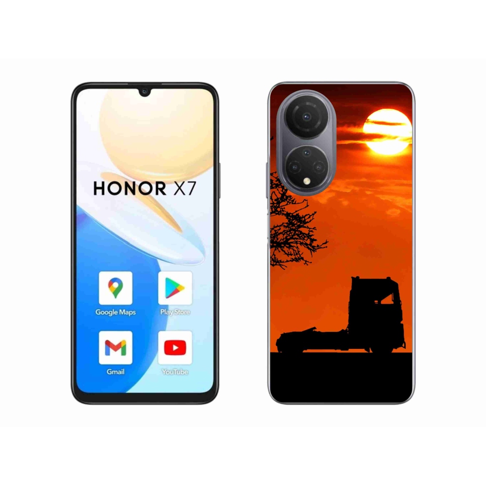 Zselés borítás mmCase a Honor X7-hez - teherautó 3