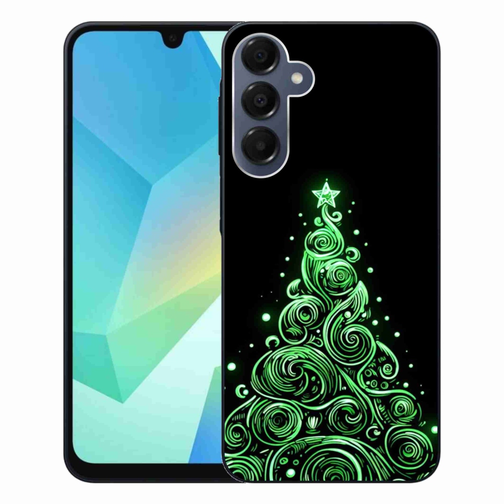 Gél borító mmCase Samsung Galaxy A16 4G/5G - neon karácsonyfa 3