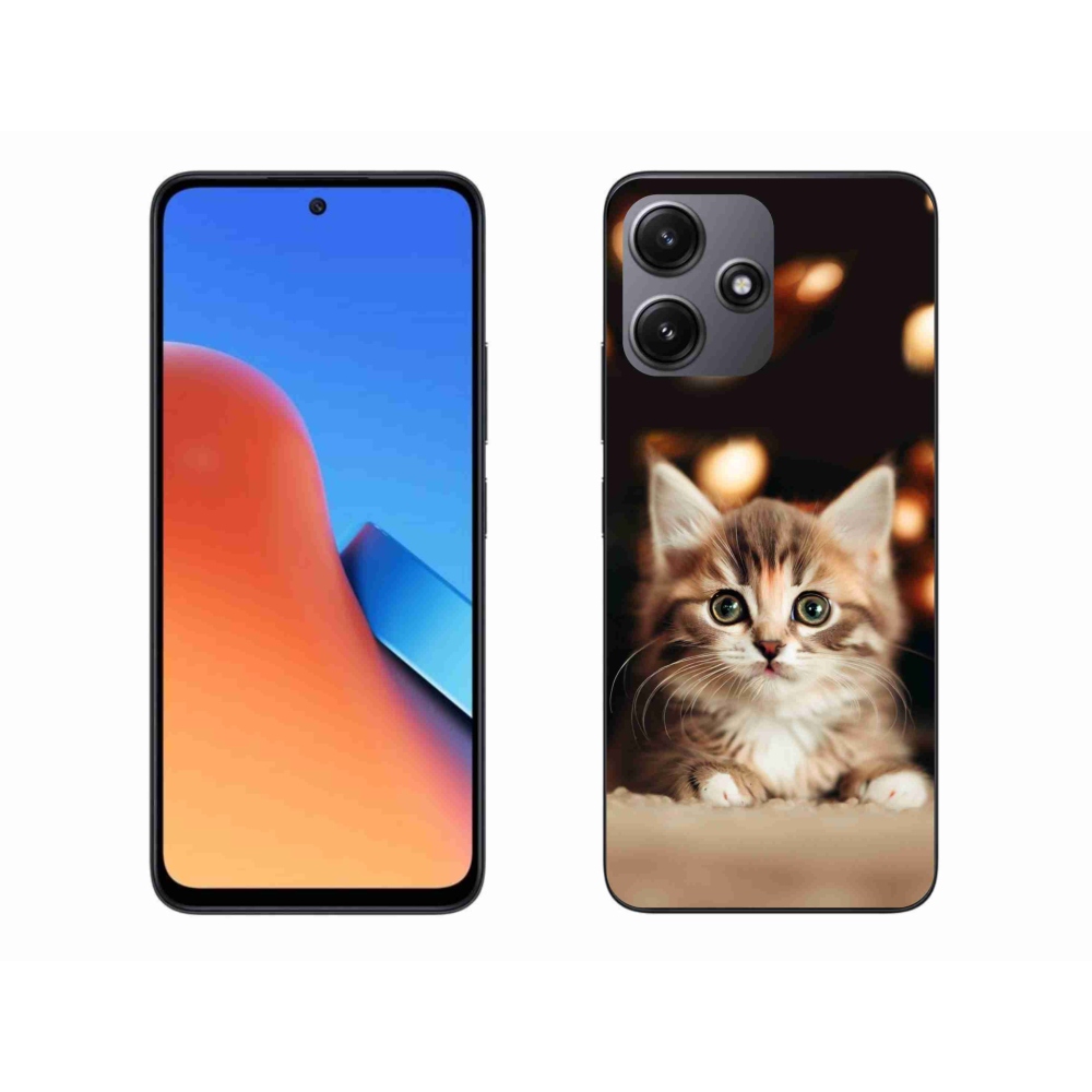 Gél borító mmCase a Xiaomi Redmi 12 5G-hez - aranyos cica 2