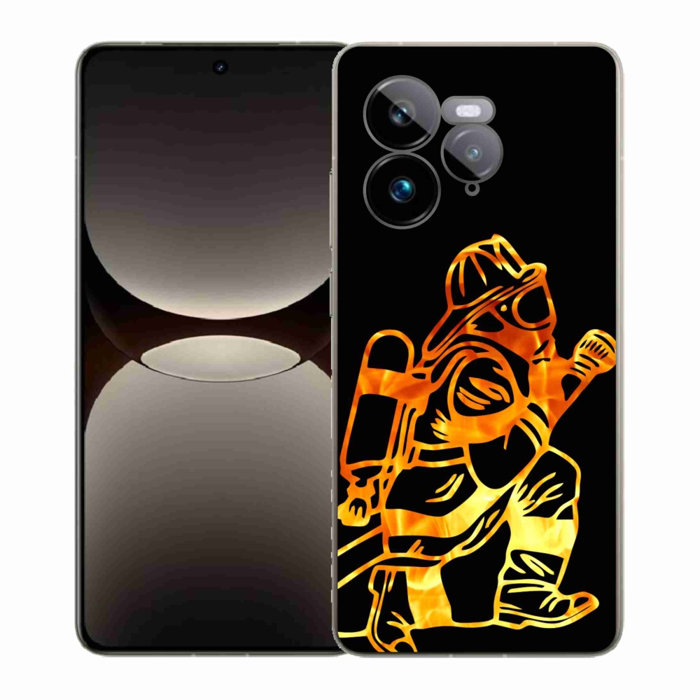 Gél borítás mmCase a Realme GT 7 Pro 5G - Tűzoltó 1 számára