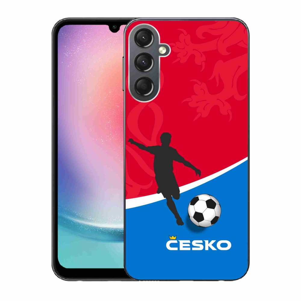 Gél borítás mmCase Samsung Galaxy A24 - foci Csehország