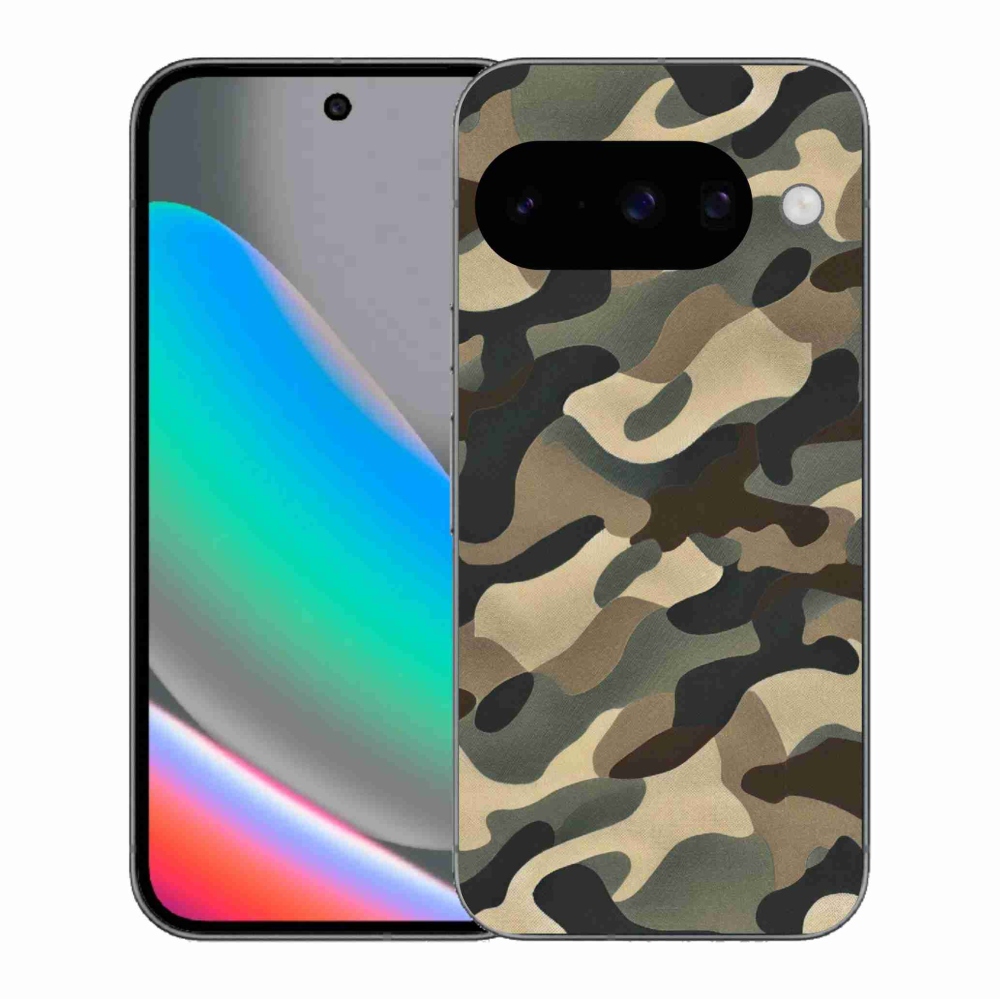 Zselés borítás mmCase a Google Pixel 10 készülékhez - terepszínű minta 11