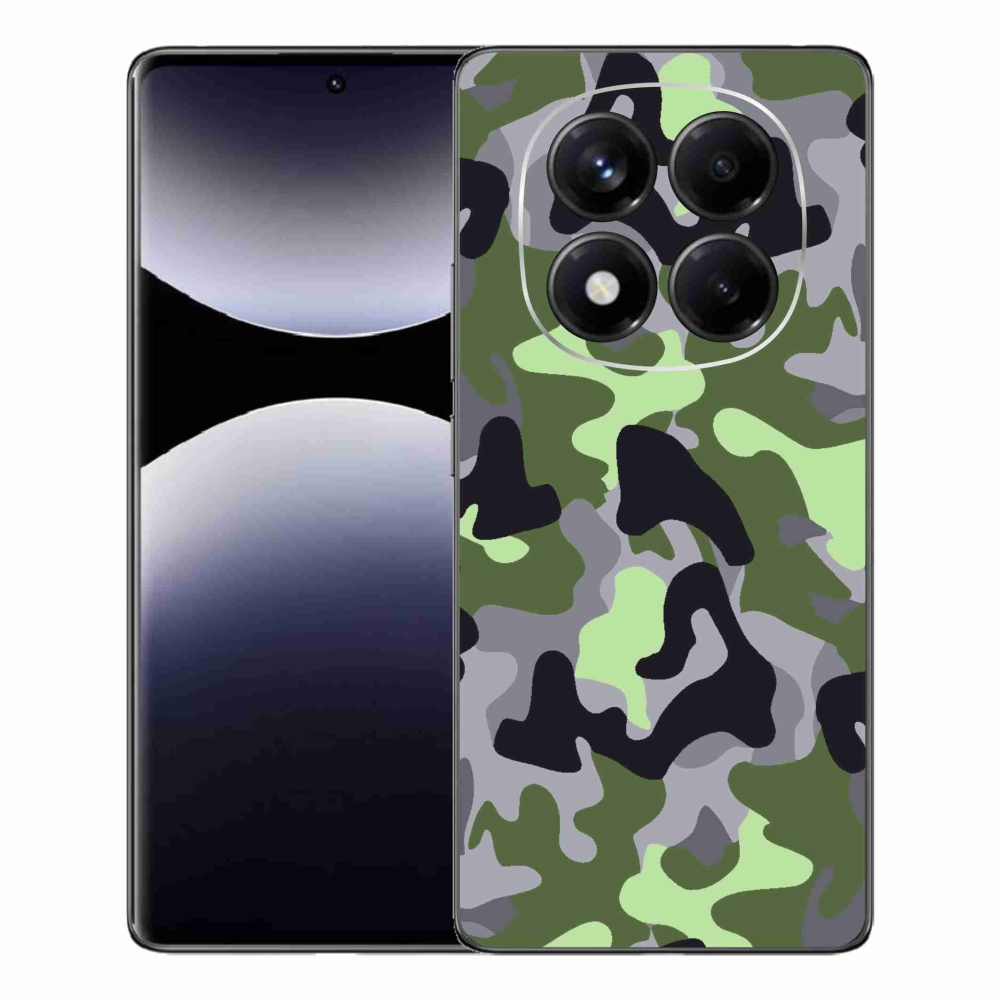 Gél borítás mmCase a Xiaomi Redmi Note 14 Pro számára - terepszínű minta 7