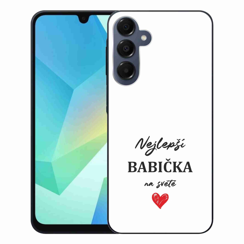 Gél borító mmCase Samsung Galaxy A16 4G/5G - legjobb nagymama 1 fehér háttér