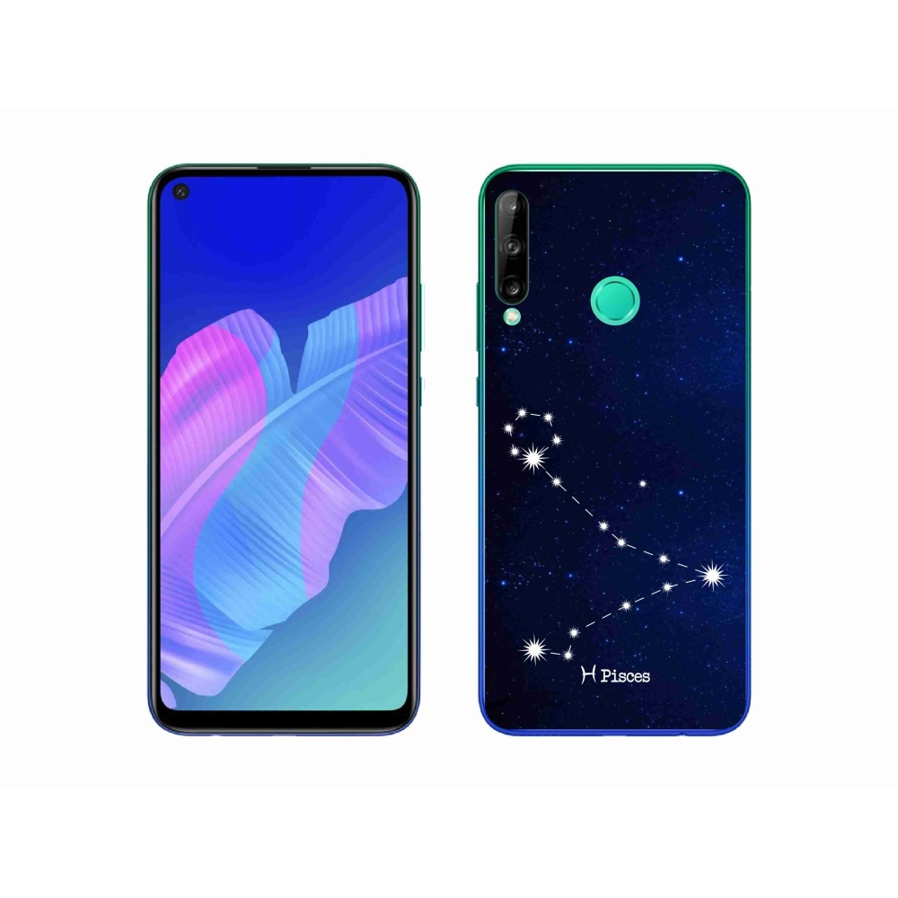 Gél borítás mmCase a Huawei P40 Lite E számára - csillagkép Halak