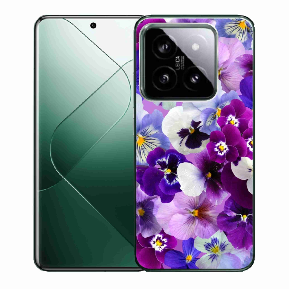 Gél borítás mmCase a Xiaomi 14 - virágok 9