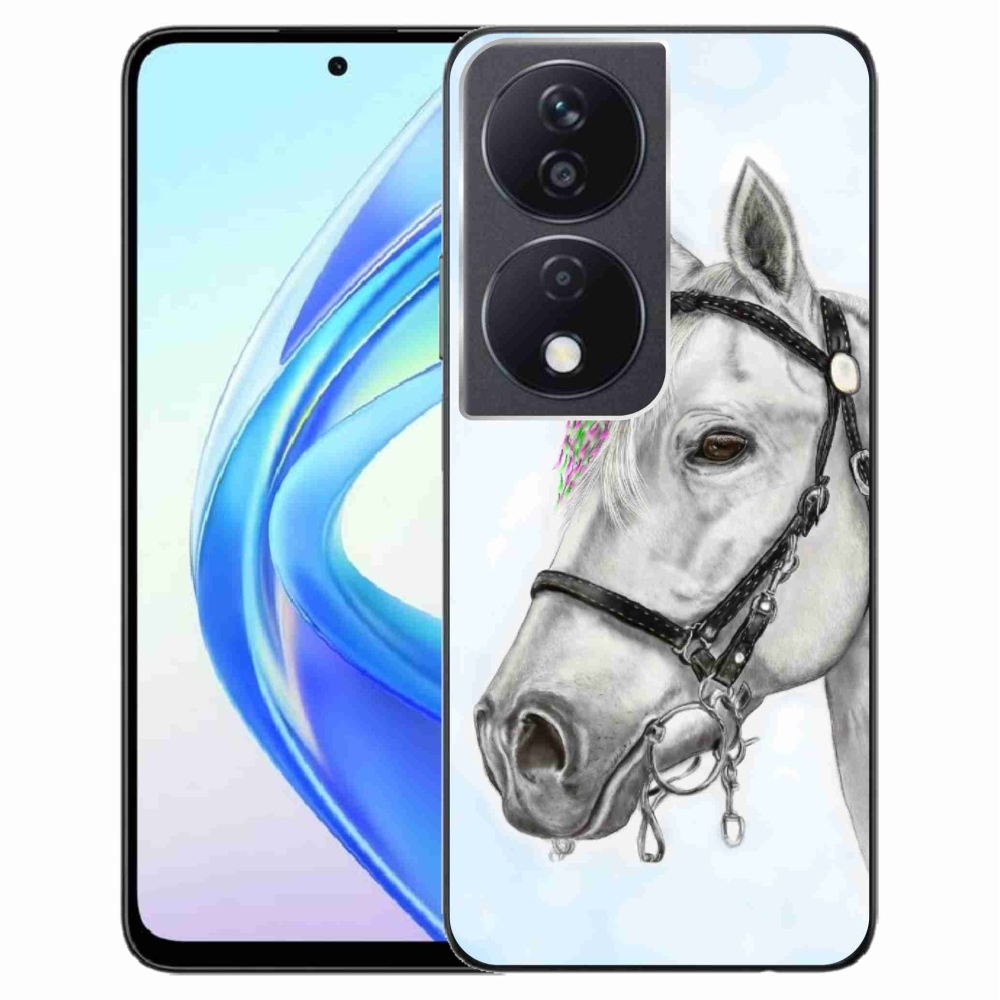 Gél védőhuzat mmCase a Honor X7b/Honor 90 Smart készülékhez - White Horse 1