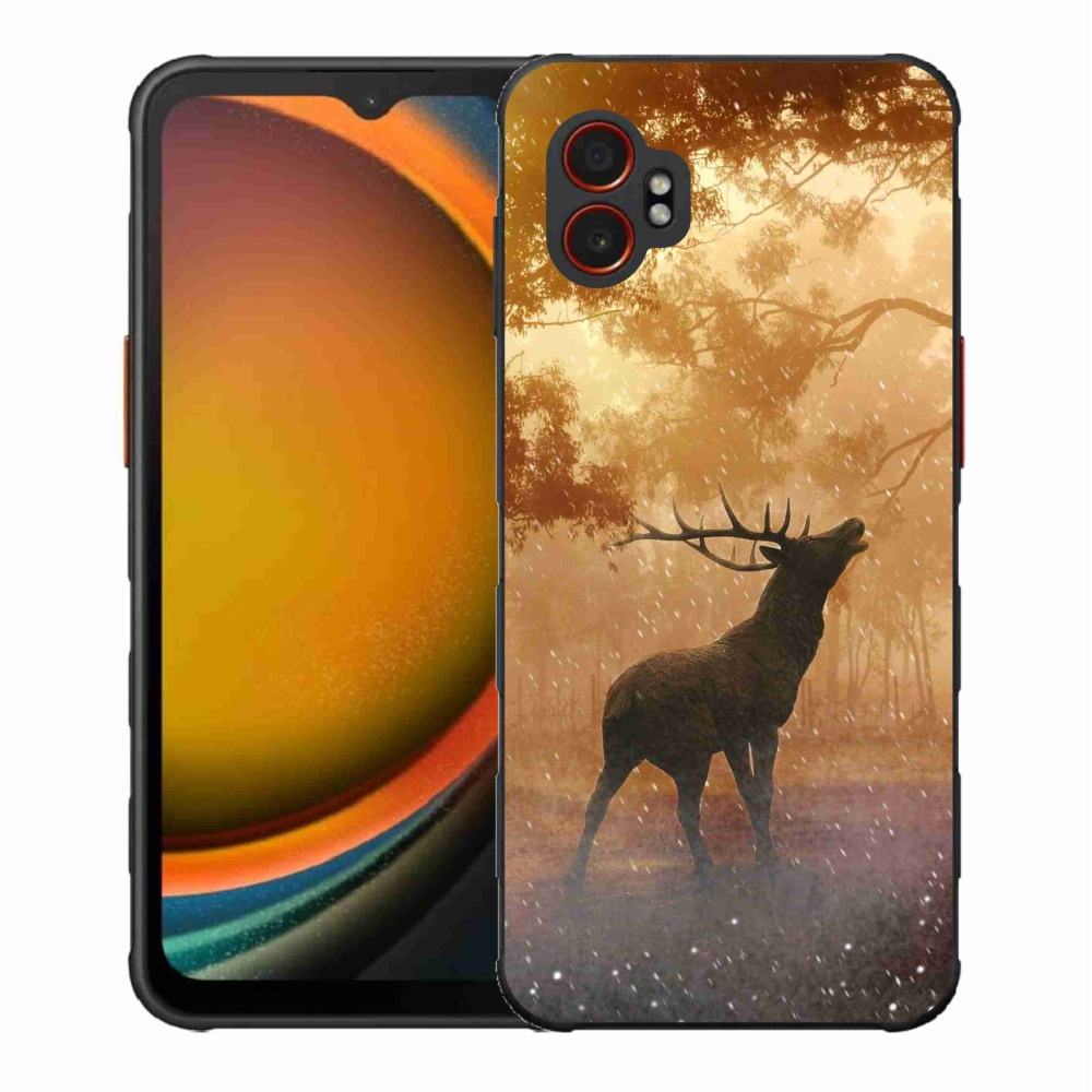 Zselés borítás mmCase Samsung Galaxy Xcover 7 Pro - szarvasok a vadászaton
