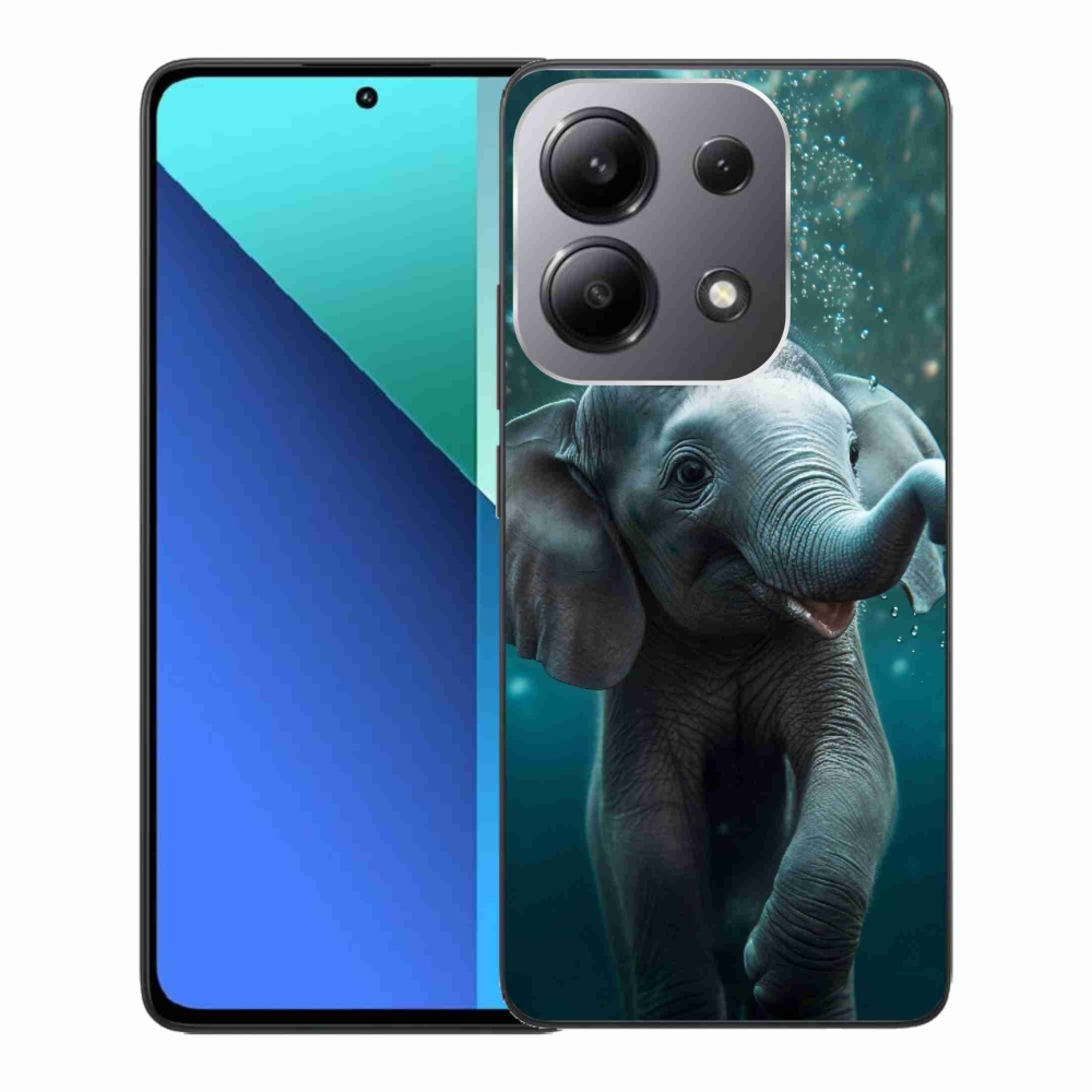 Gél borítás mmCase a Xiaomi Redmi Note 13-hoz - elefánt a víz alatt