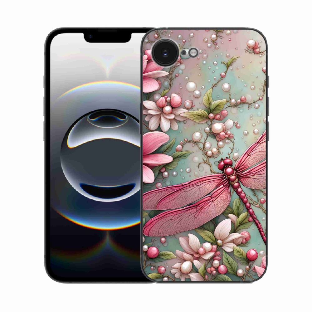 Gél borítás mmCase iPhone 16e készülékhez - szitakötő