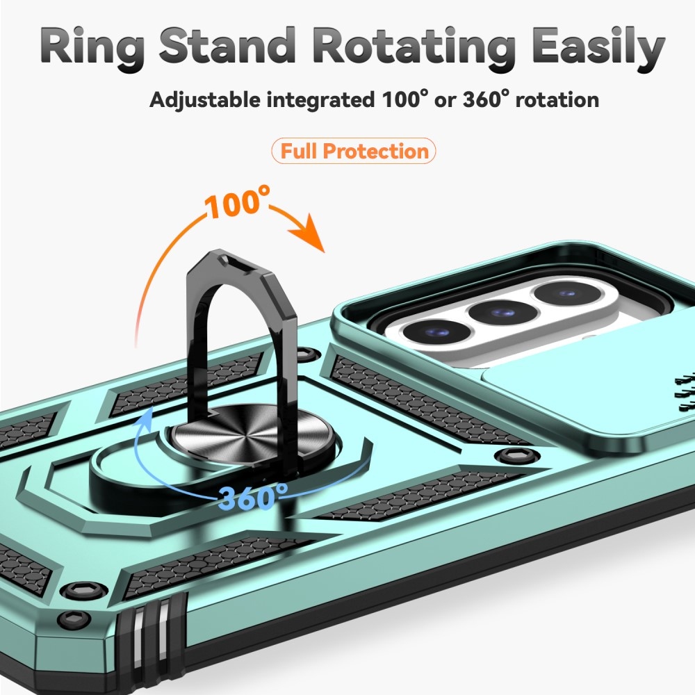 Gyűrűálló borítás Samsung Galaxy A26 5G készülékhez - zöld