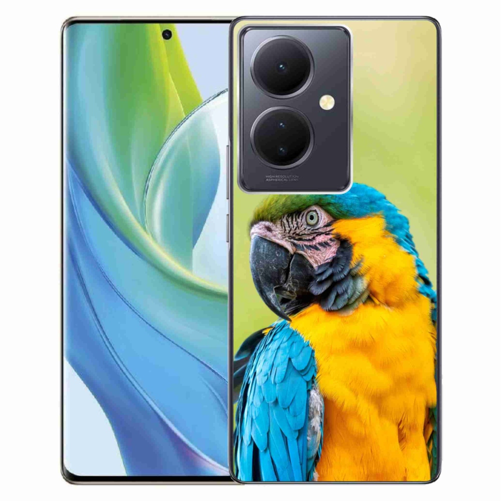 Gél tok mmCase a Vivo V29 Lite 5G-hez - papagáj ara 2