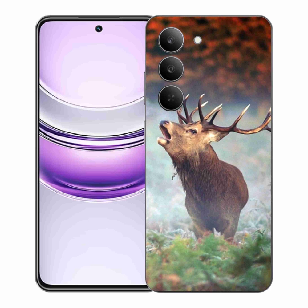 Zselés borítás mmCase a Realme 14x 5G készülékhez - szarvas 2