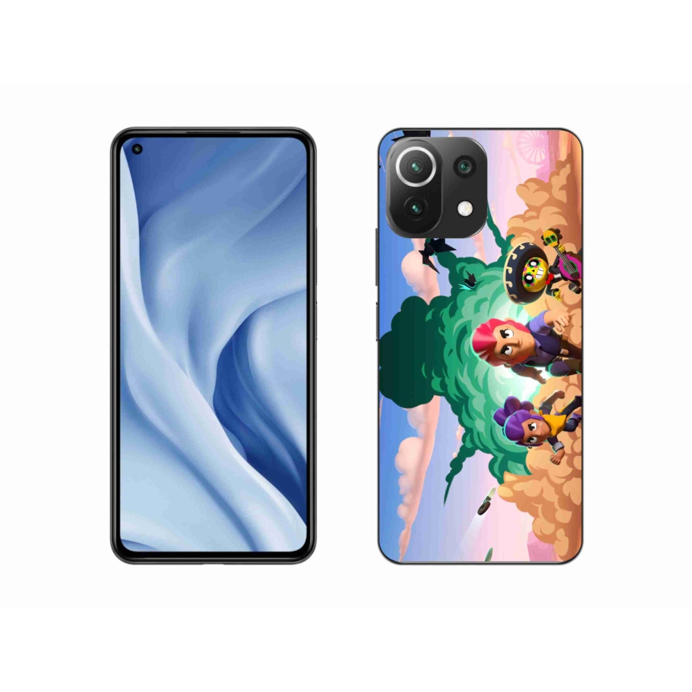 Gél borítás mmCase a Xiaomi Mi 11 Lite 4G/5G-hez - verekedés csillagok