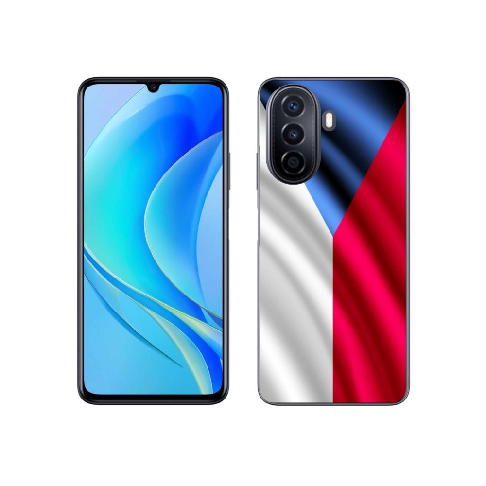 Gél borítás mmCase mobil Huawei Nova Y70 - cseh zászlóhoz