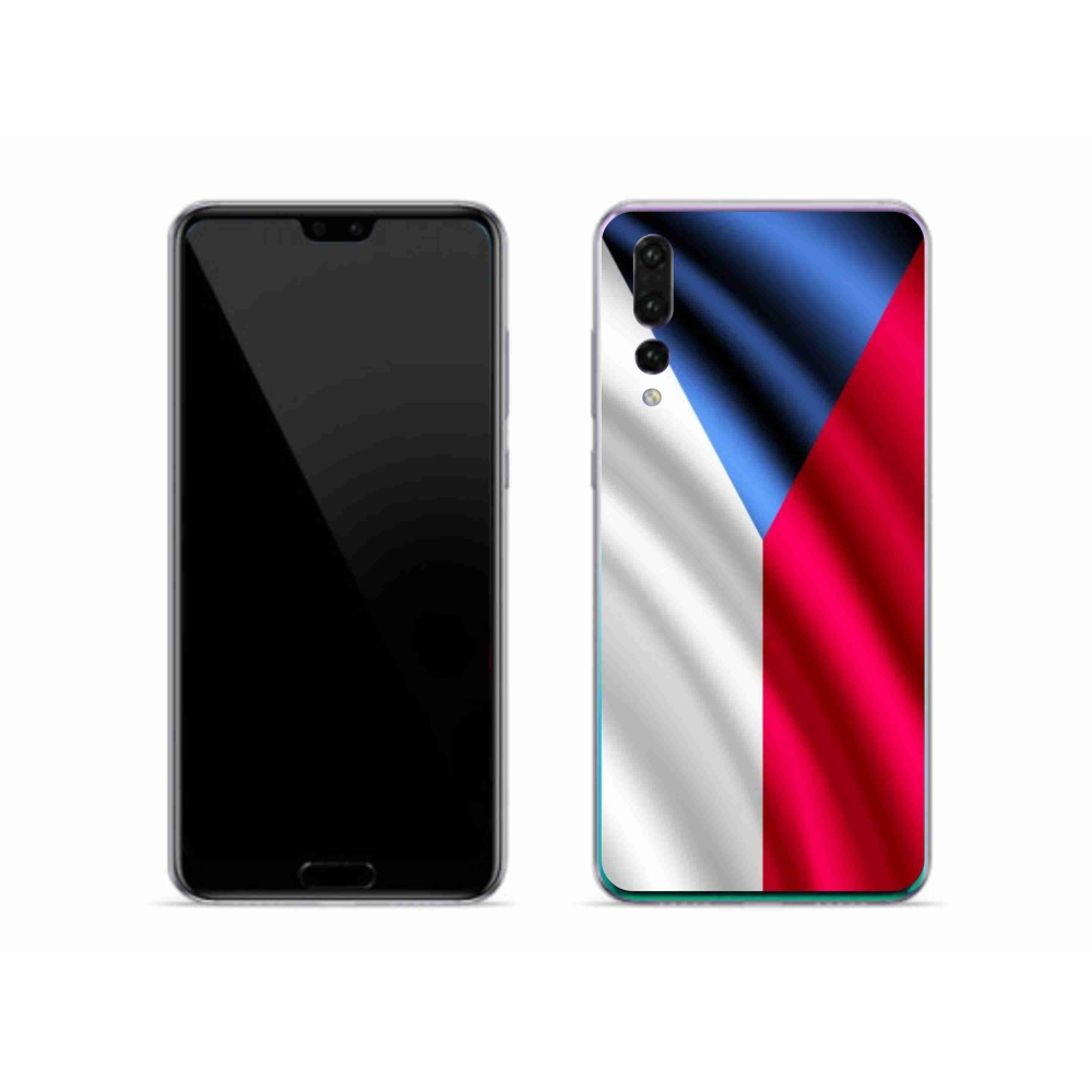 Gél borítás mmCase mobiltelefonhoz Huawei P20 Pro - cseh zászló