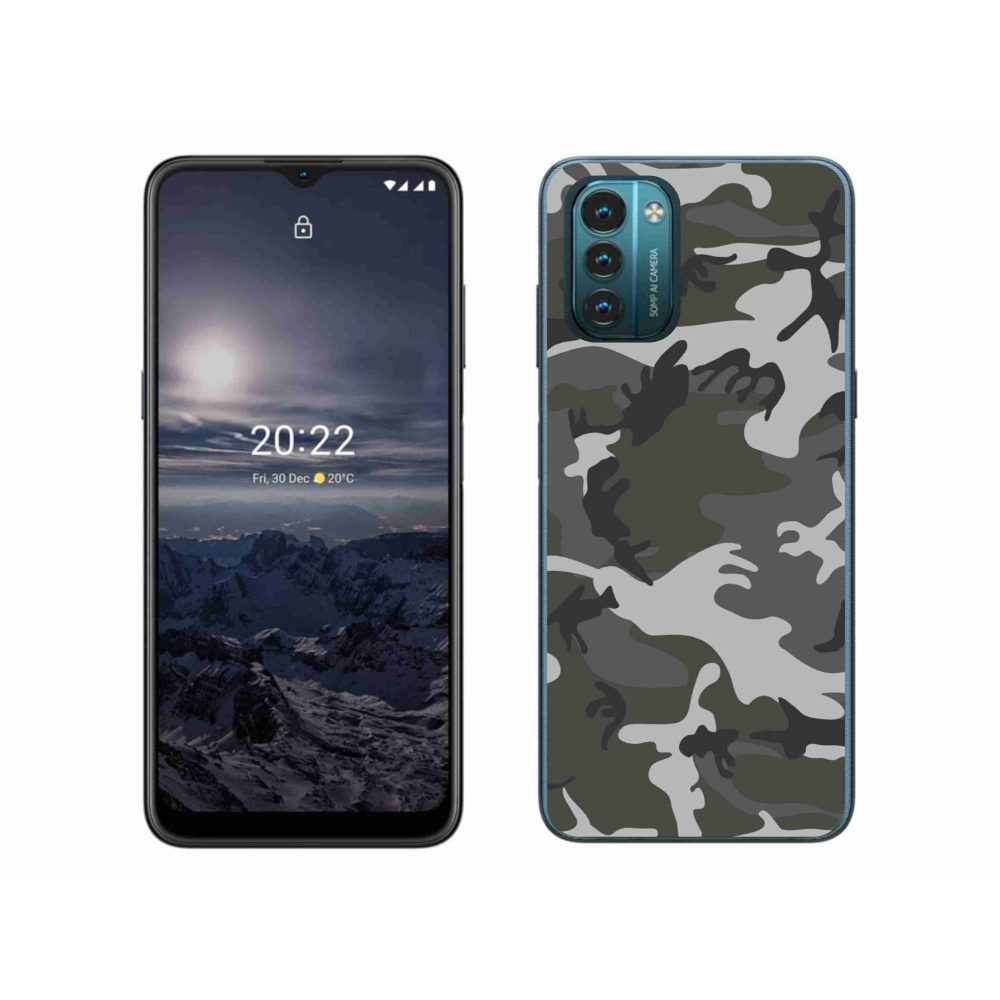 Zselés tok mmCase a Nokia G11/G21 készülékhez - álcázó mintázatú