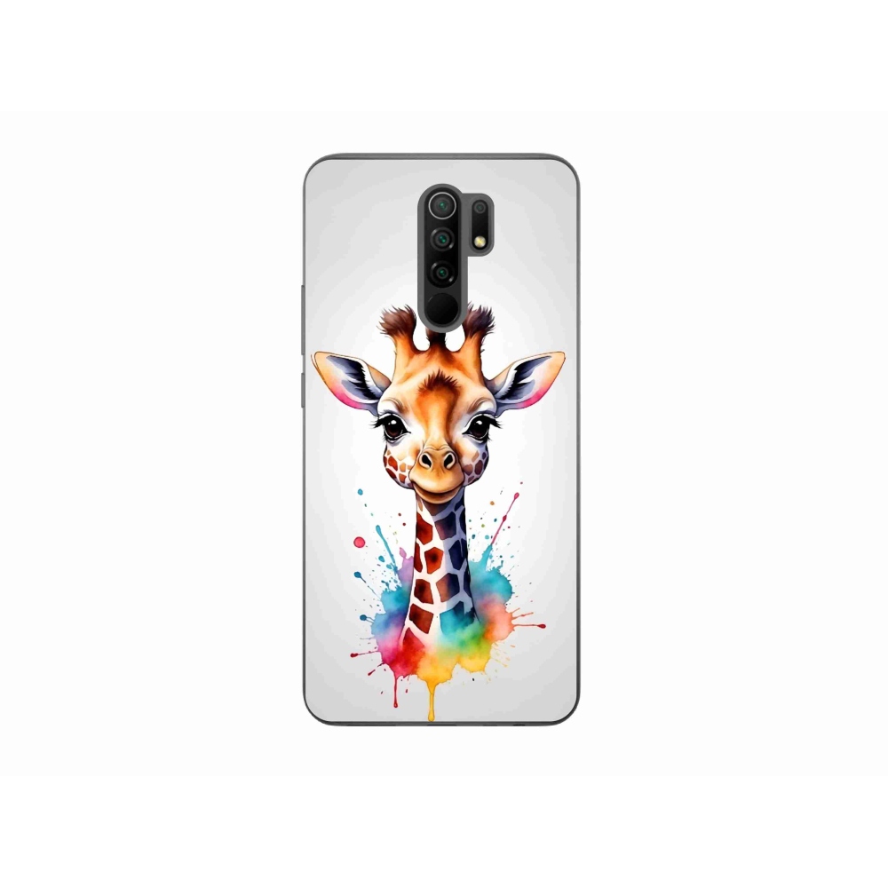 Gél borítás mmCase a Xiaomi Redmi 9-hez - zsiráf 1
