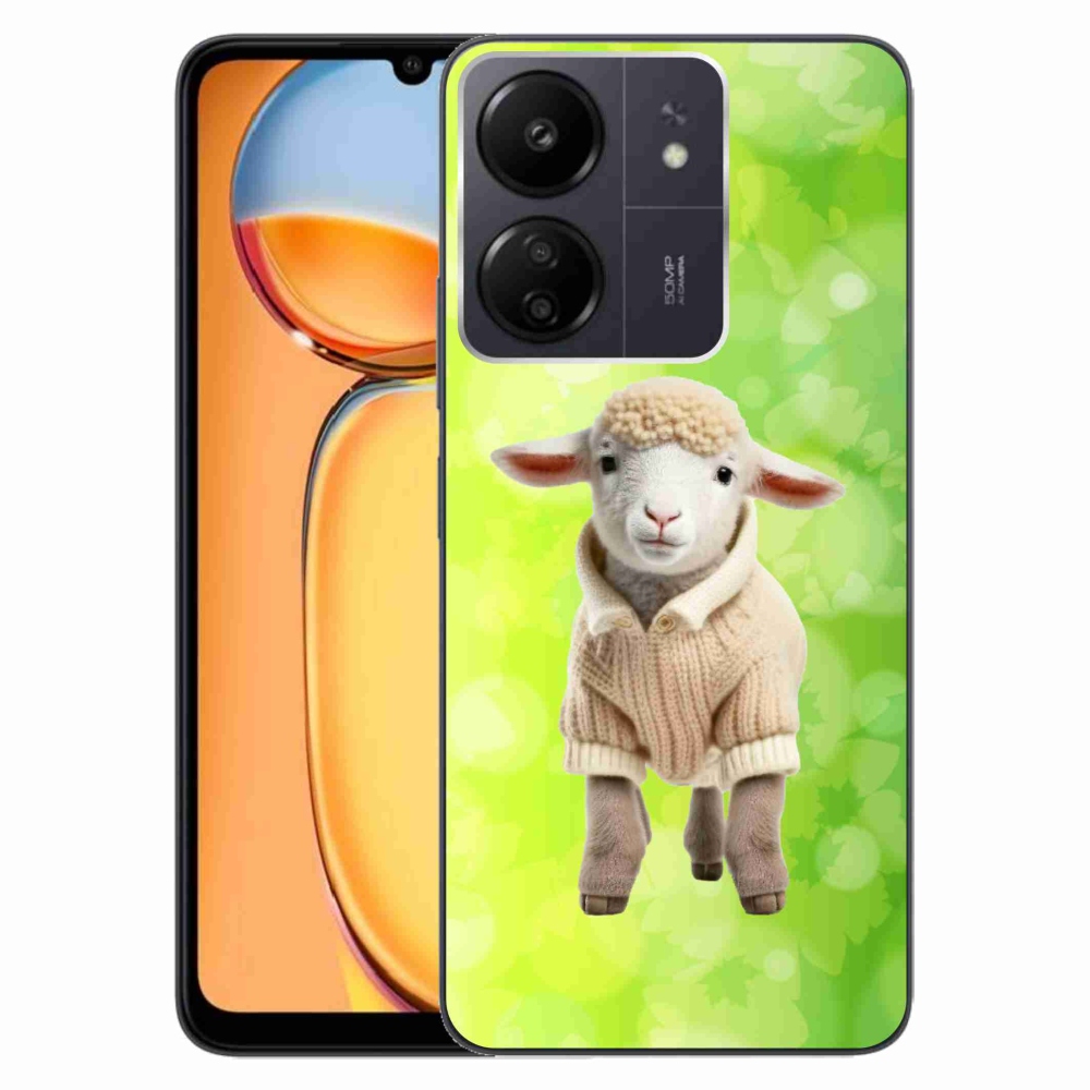 Gél borítás mmCase a Xiaomi Poco C65/Redmi 13C-hez - bárány pulóverben