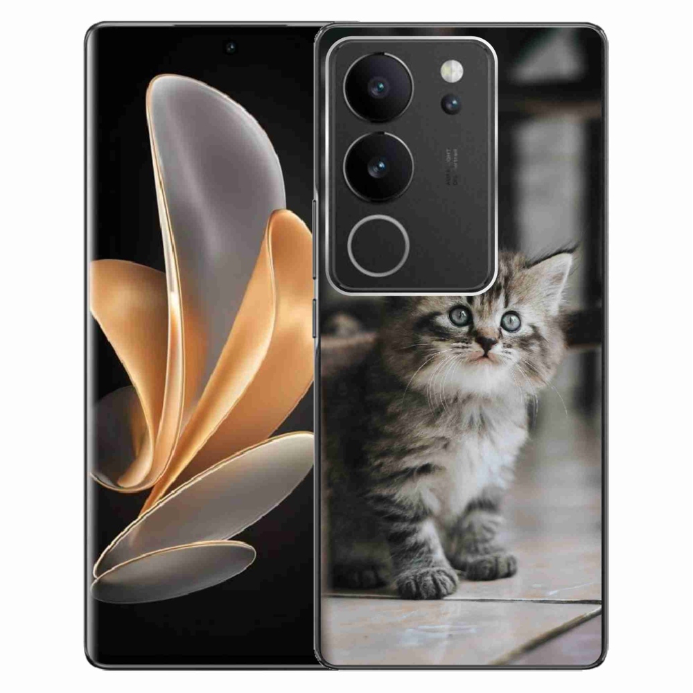 Zselés borítás mmCase a Vivo V29 5G-hez - cica